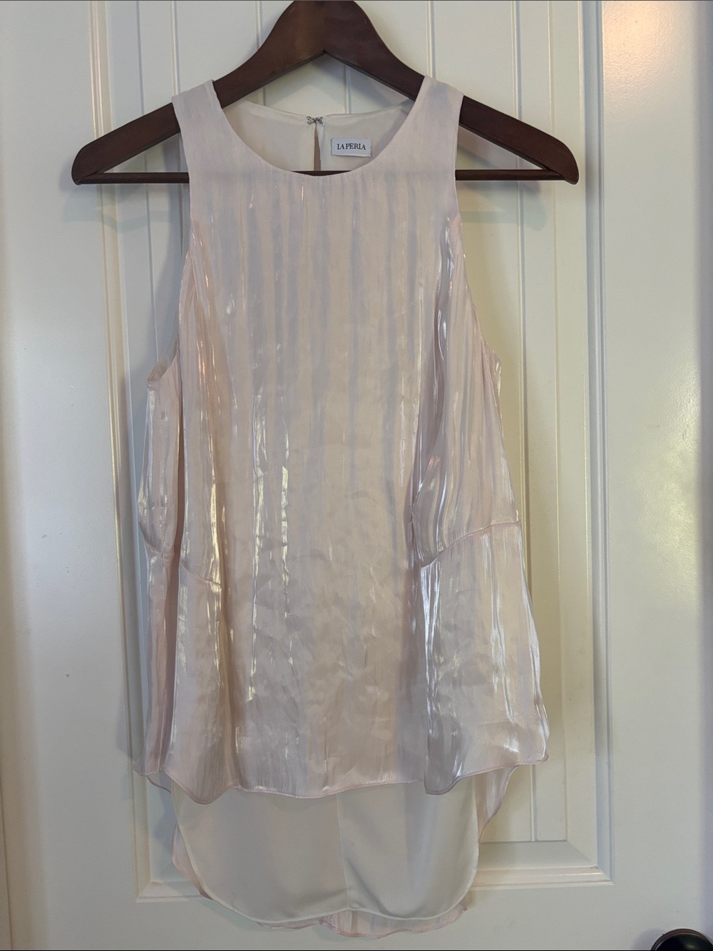La Perla ballerina pink silk camisole
